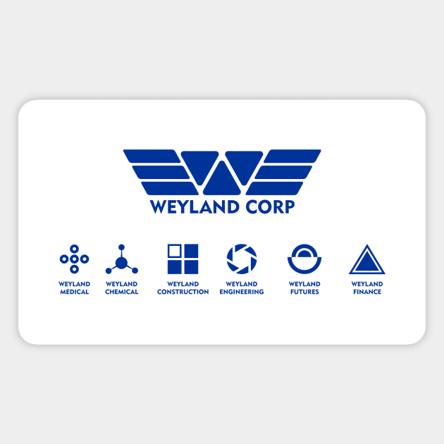 Weyland Corp. Logo Magnet by Blade Runner Thoughts